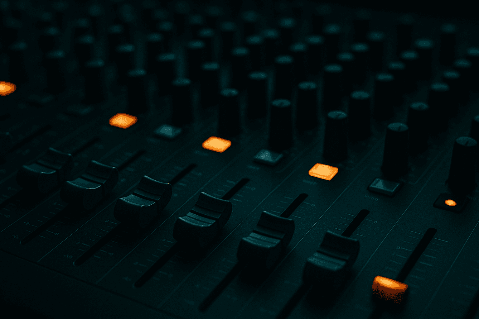Professional audio mixing and mastering equipment